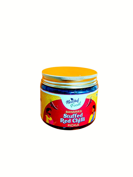 Stuffed Red Chilli Pickle